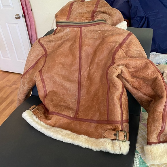 canpel Jackets & Blazers - Cool vintage Leather/shearling jacket